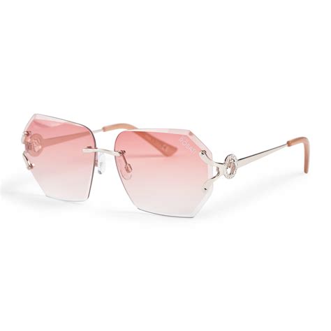 pink rimless sunglasses|gucci sunglasses pink lens.